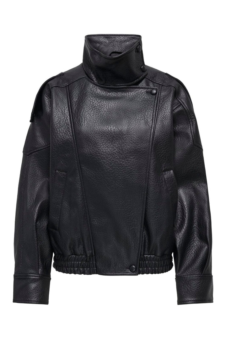 Only - Onlvani L/S Faux Leather Jacket - 5090365 Black