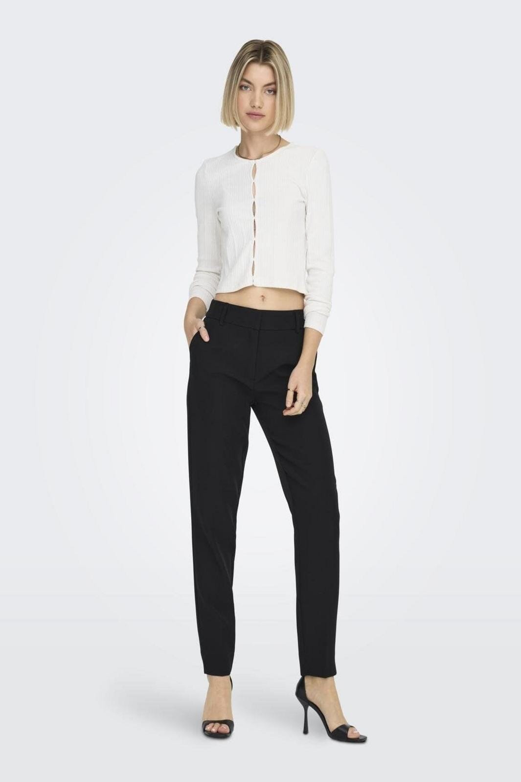 Only - Onlveronica-Elly Life Hw Pant - Black Bukser 