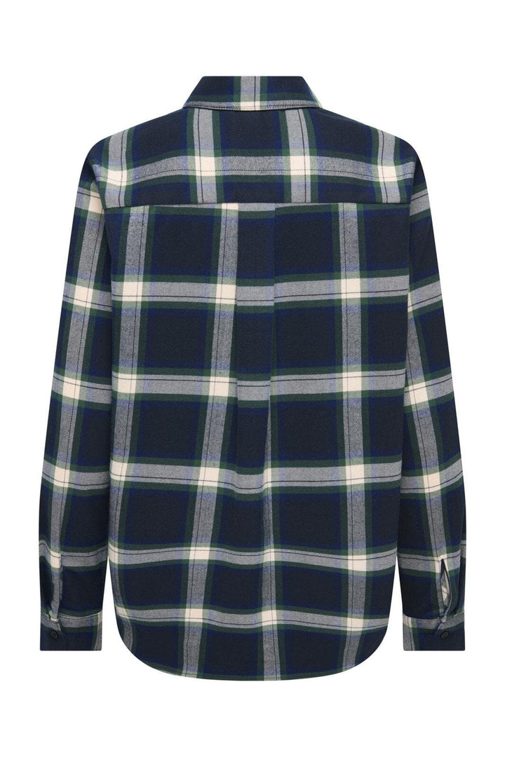 Only - Onlwren Check Shirt - 4970192 Night Sky Checked Fusion