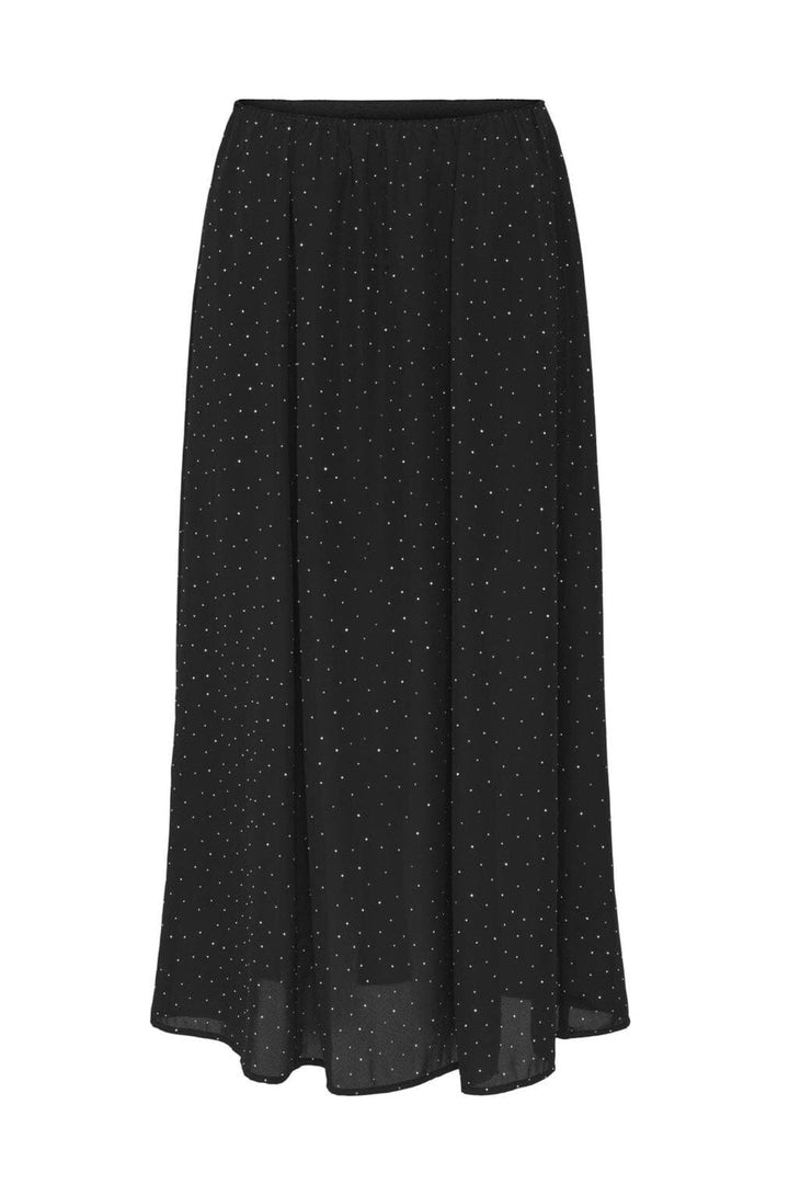 Only - Onlzeke Long Stud Skirt - 4850705 Black Allover Studs