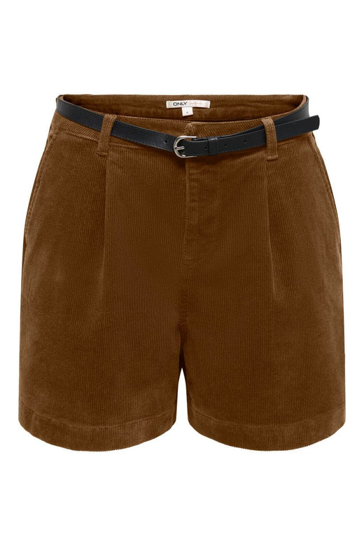 Only - Onlzeva Belt Cord Shorts Cc - 5101093 Bison