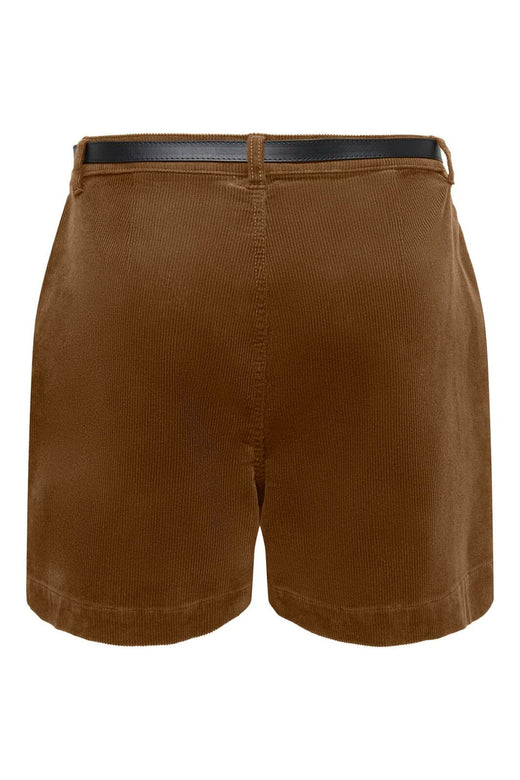 Only - Onlzeva Belt Cord Shorts Cc - 5101093 Bison