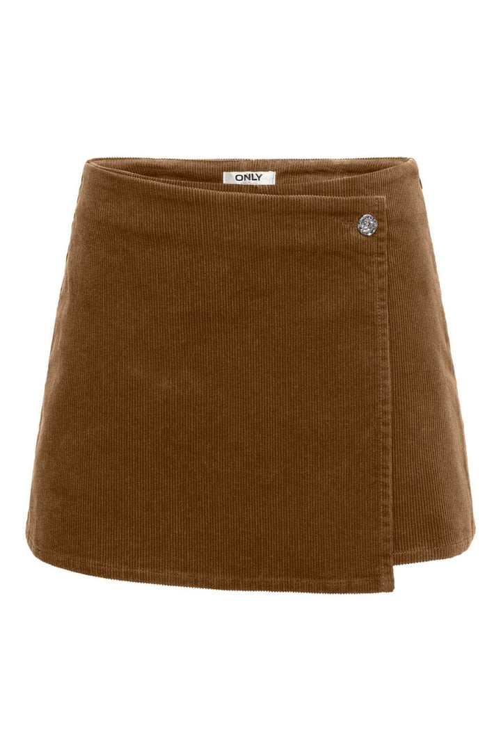 Only - Onlzeva Cord Wrap Skort Cc - 5101104 Bison