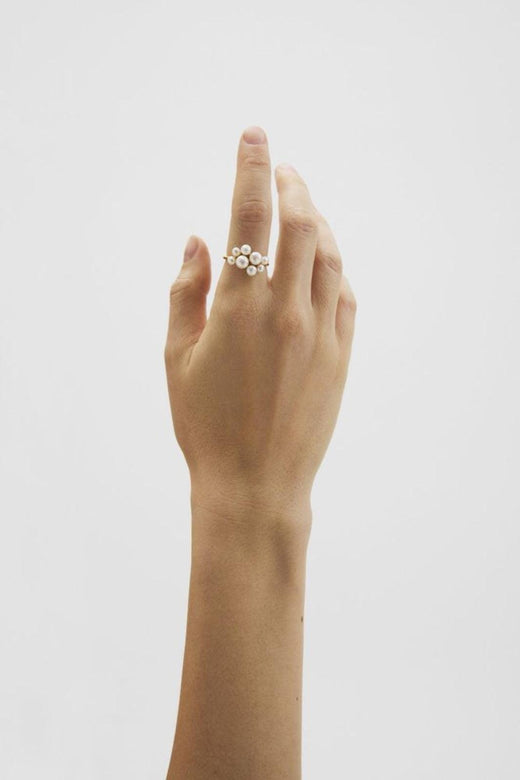 Pernille Corydon - Blossom Ring r-510-gp - Gold Ringe 