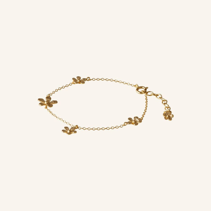 Pernille Corydon Jewellery - Wild Poppy Bracelet b-363-gp - Bracelet Armbånd 