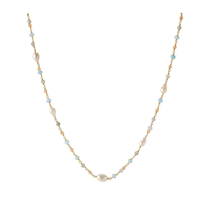 Pernille Corydon - Mellow Blue Necklace n-375-gp - Halskæder 