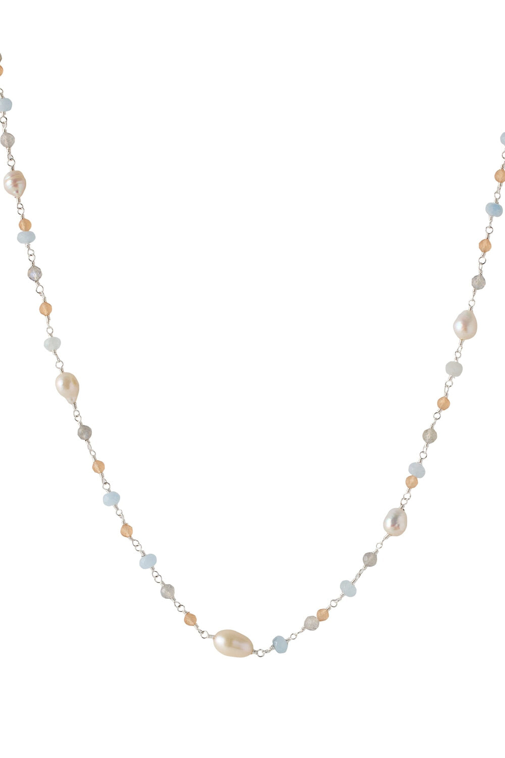 Pernille Corydon - Mellow Blue Necklace n-375-s - Halskæder 
