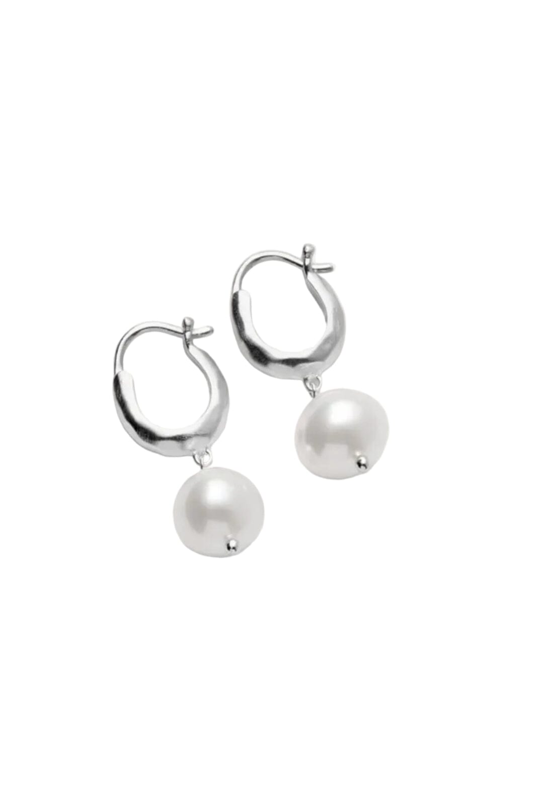 Pernille Corydon - Pearl Blossom Earrings e-511-s - Silver Øreringe 