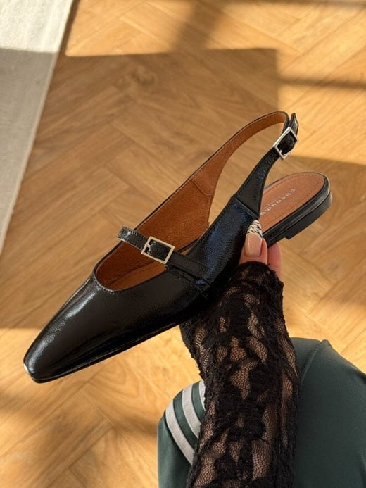 Phenumb Copenhagen - Effect P Leather Patent PB-2903 - Black Ballerinaer 