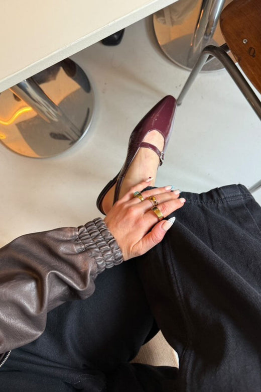 Phenumb Copenhagen - Effect P Leather Patent PB-2903 - Bordo Ballerinaer 