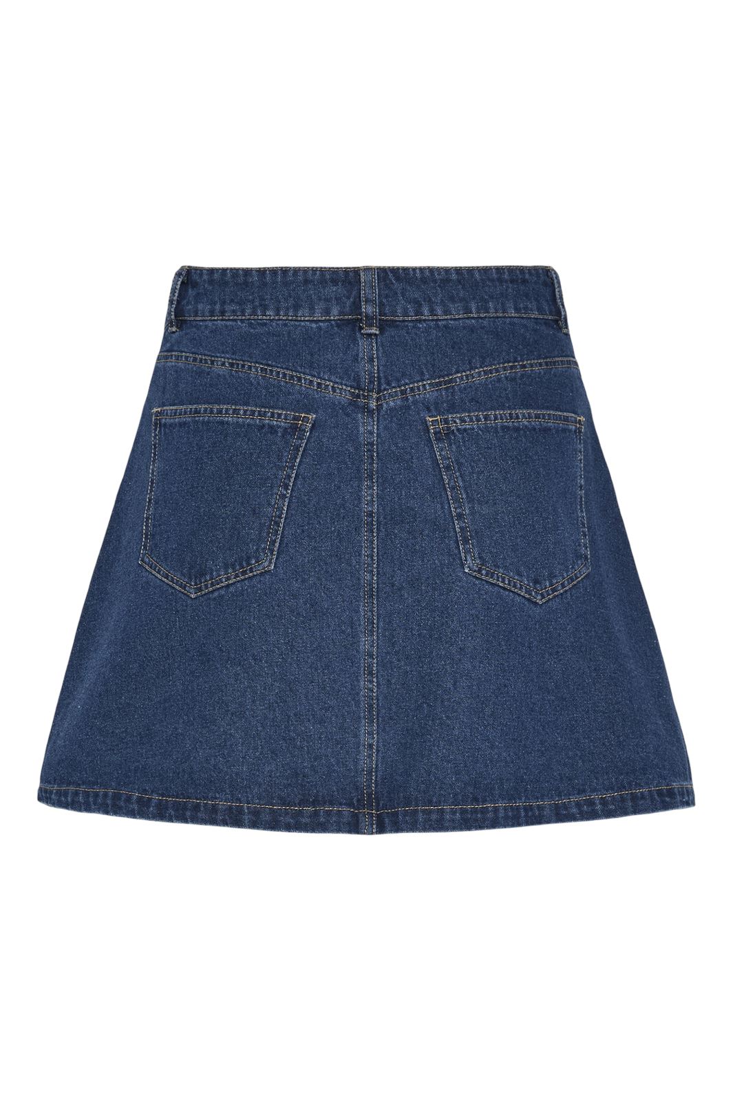 Pieces - Pcabbi A-Shape Skirt - 4642801 Medium Blue Denim