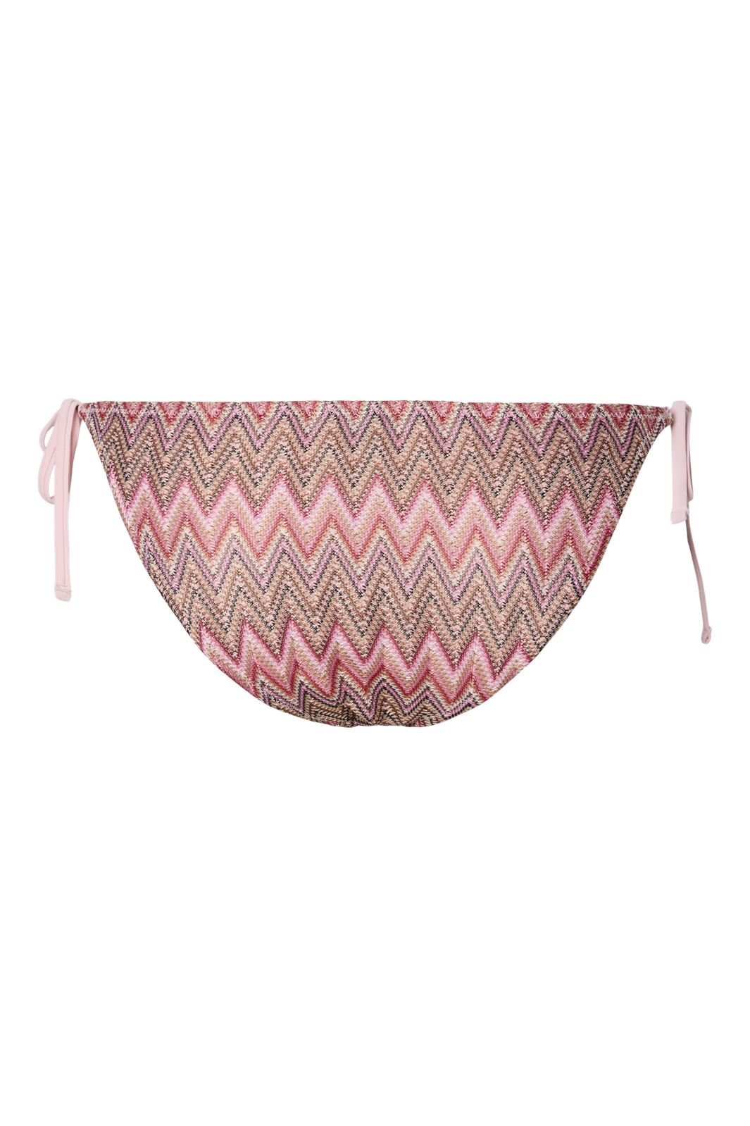 Pieces - Pcada Bikini Knitted Brazil Sww - 4704922 Rose Shadow Multi Color Jacquard Pattern