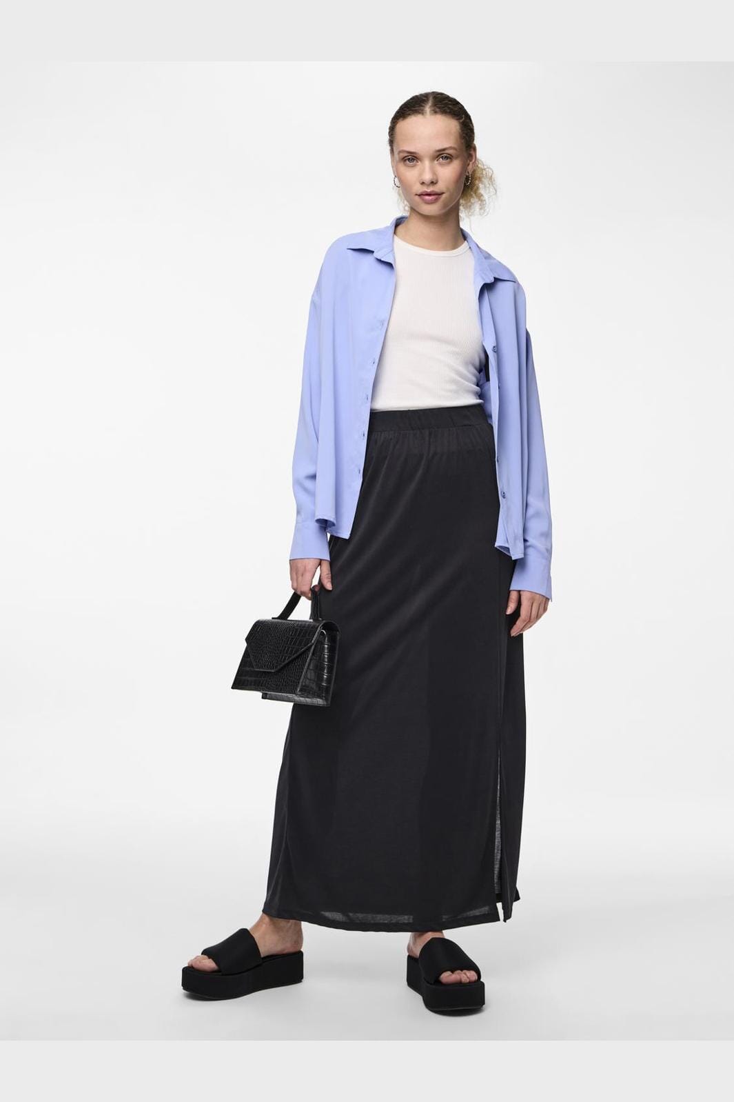 Pieces - Pcanora Ankle Skirt - 4472411 Black