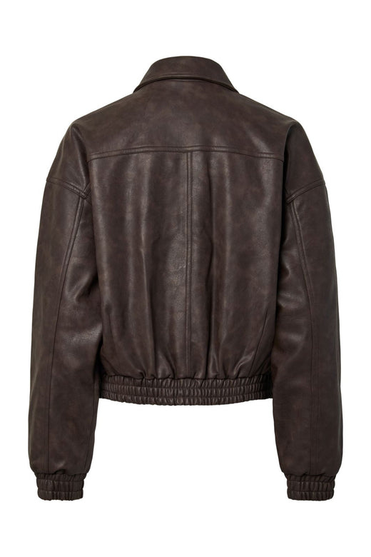 Pieces - Pcariana Bomber Jacket Wb - 5057199 Chicory Coffee