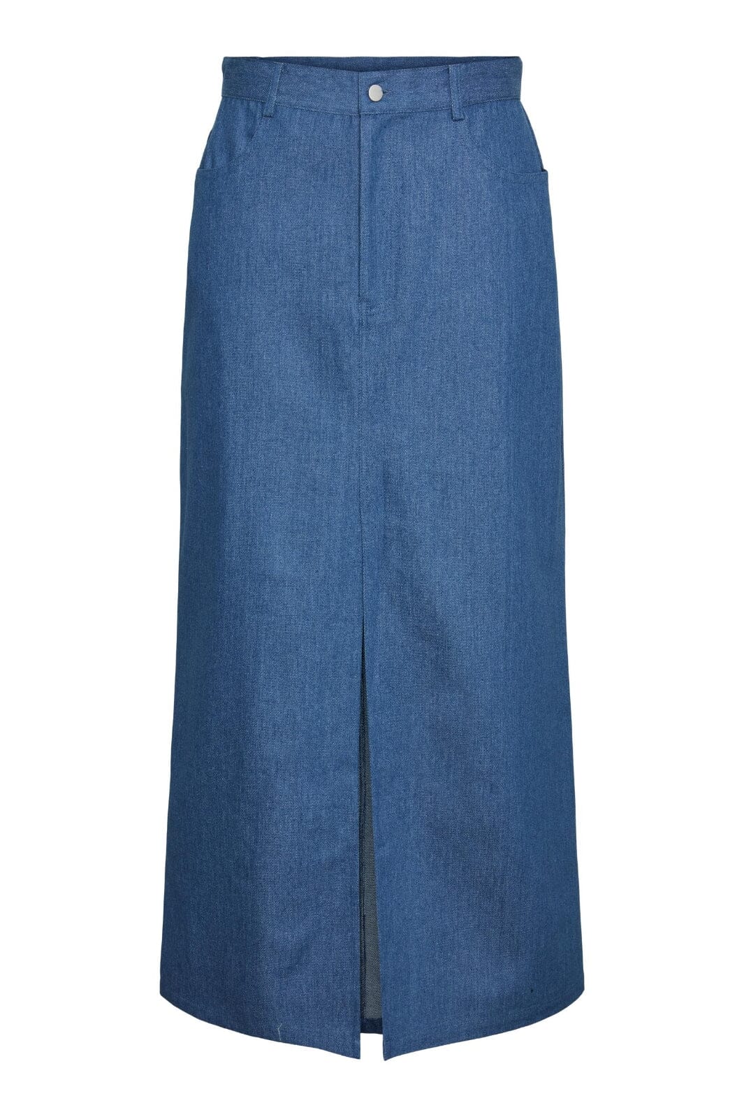 Pieces - Pcasta Long Skirt - 4503122 Medium Blue Denim Nederdele 