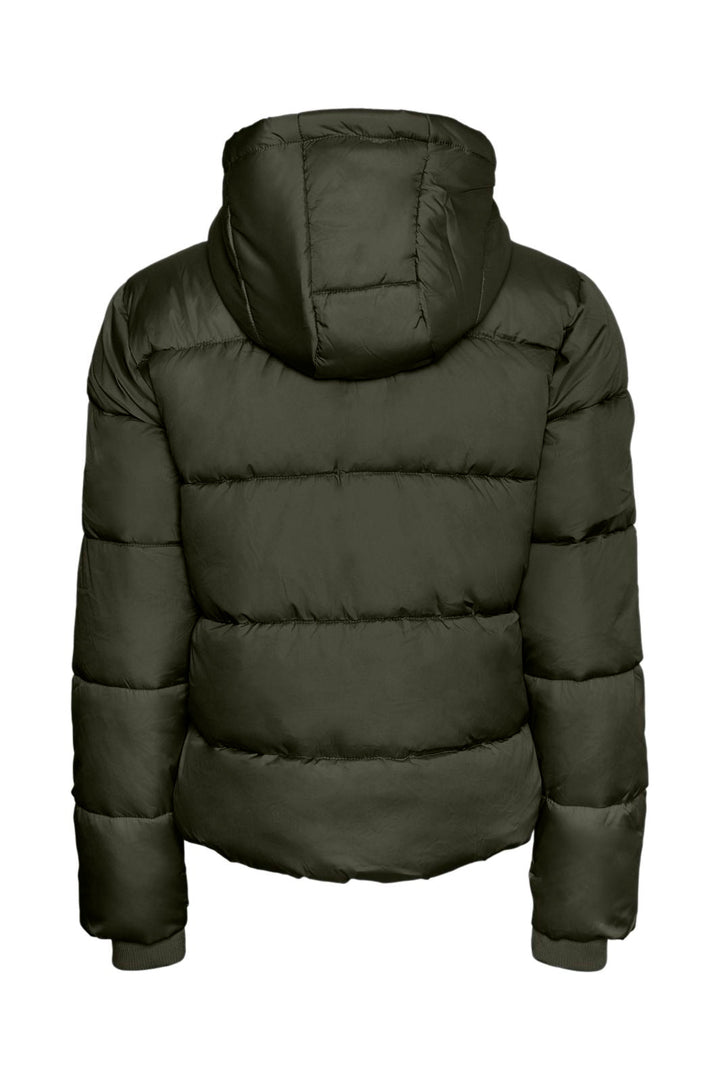 Pieces - Pcbee New Short Puffer Jacket - 4634267 Forest Night