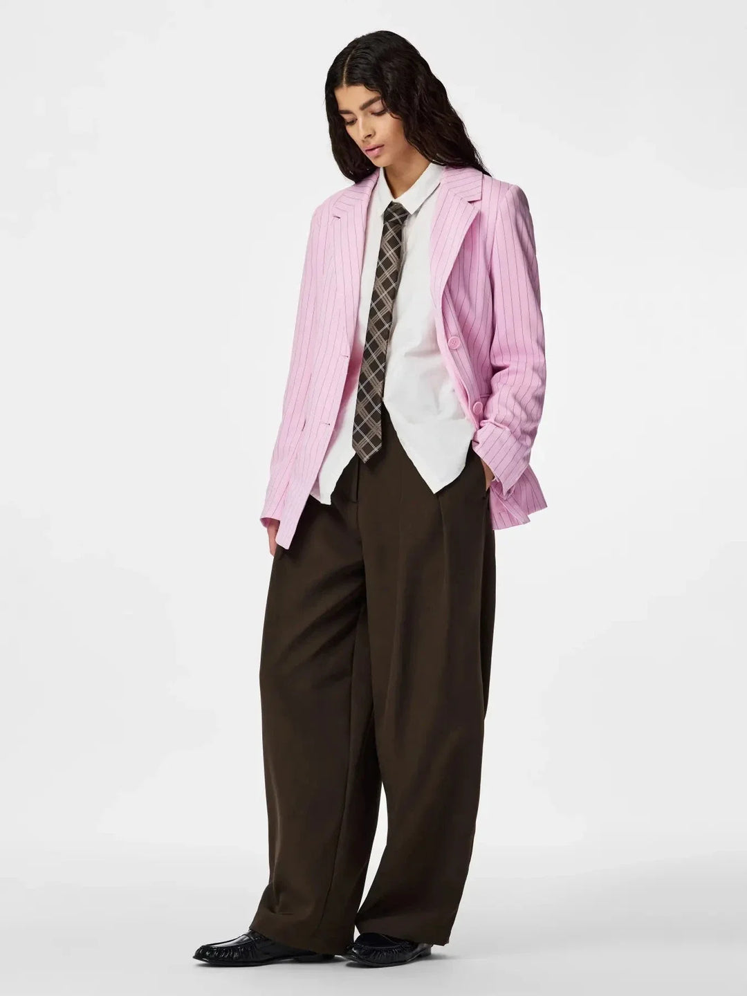 Pieces - Pcbellis Blazer - 4964382 Roseate Spoonbill White Blazere 