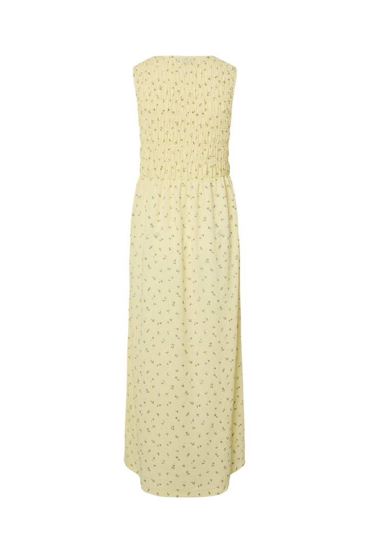 Pieces - Pcbetty Sl Smock Dress - 5009504 French Vanilla Flower