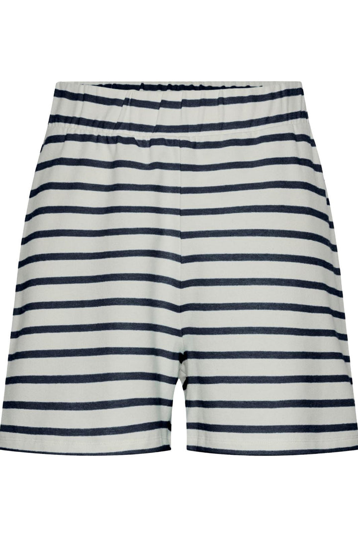 Pieces - Pcbibbi Shorts Pb - 4419805 Cloud Dancer Navy Blazer Shorts 