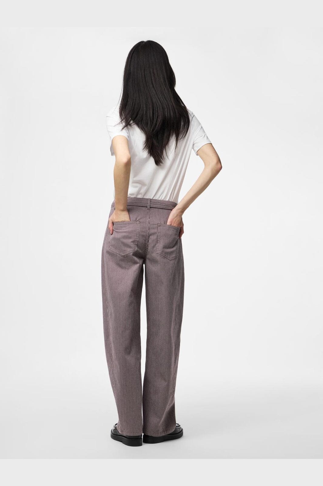 Pieces - Pcbillo Tie Barrel Jeans - 4972415 Sparrow Cloud Dancer