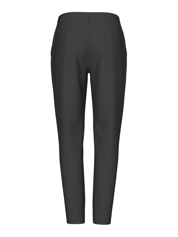Pieces - Pcbosella Pinstripe Ankle Pant - 4857353 Magnet Pinstripe Bukser 