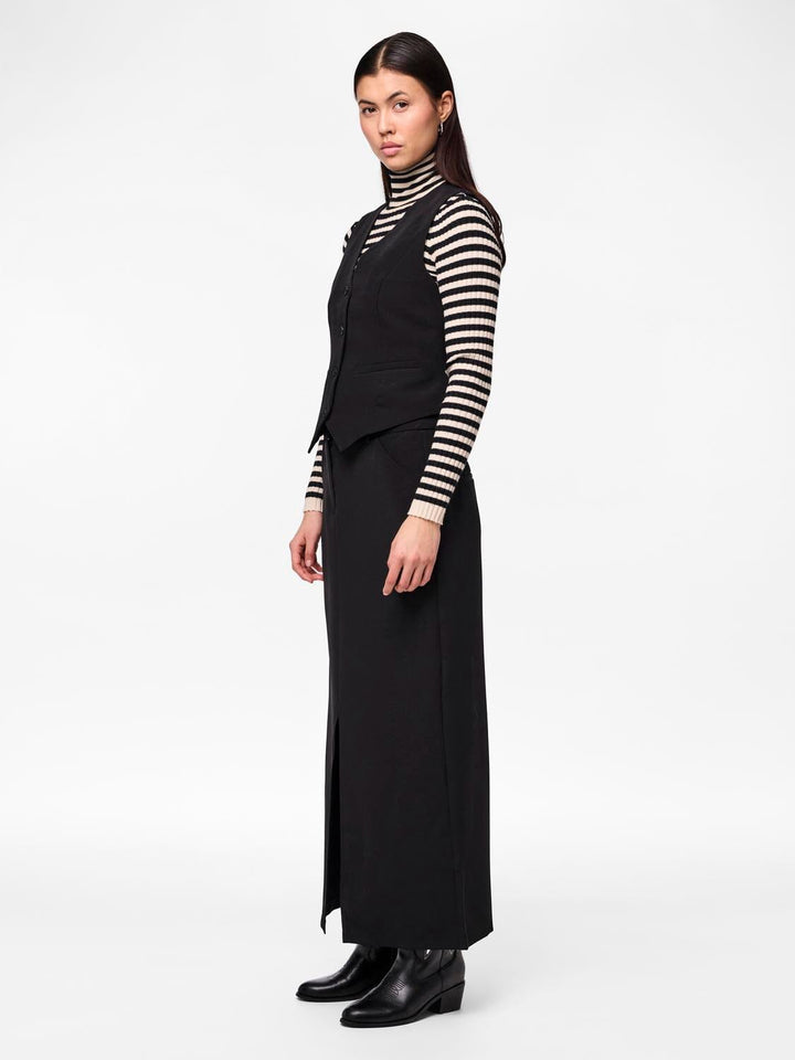Pieces - Pcbozzy Vest - 4563734 Black Veste 