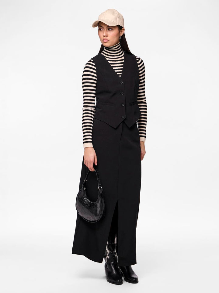 Pieces - Pcbozzy Vest - 4563734 Black Veste 