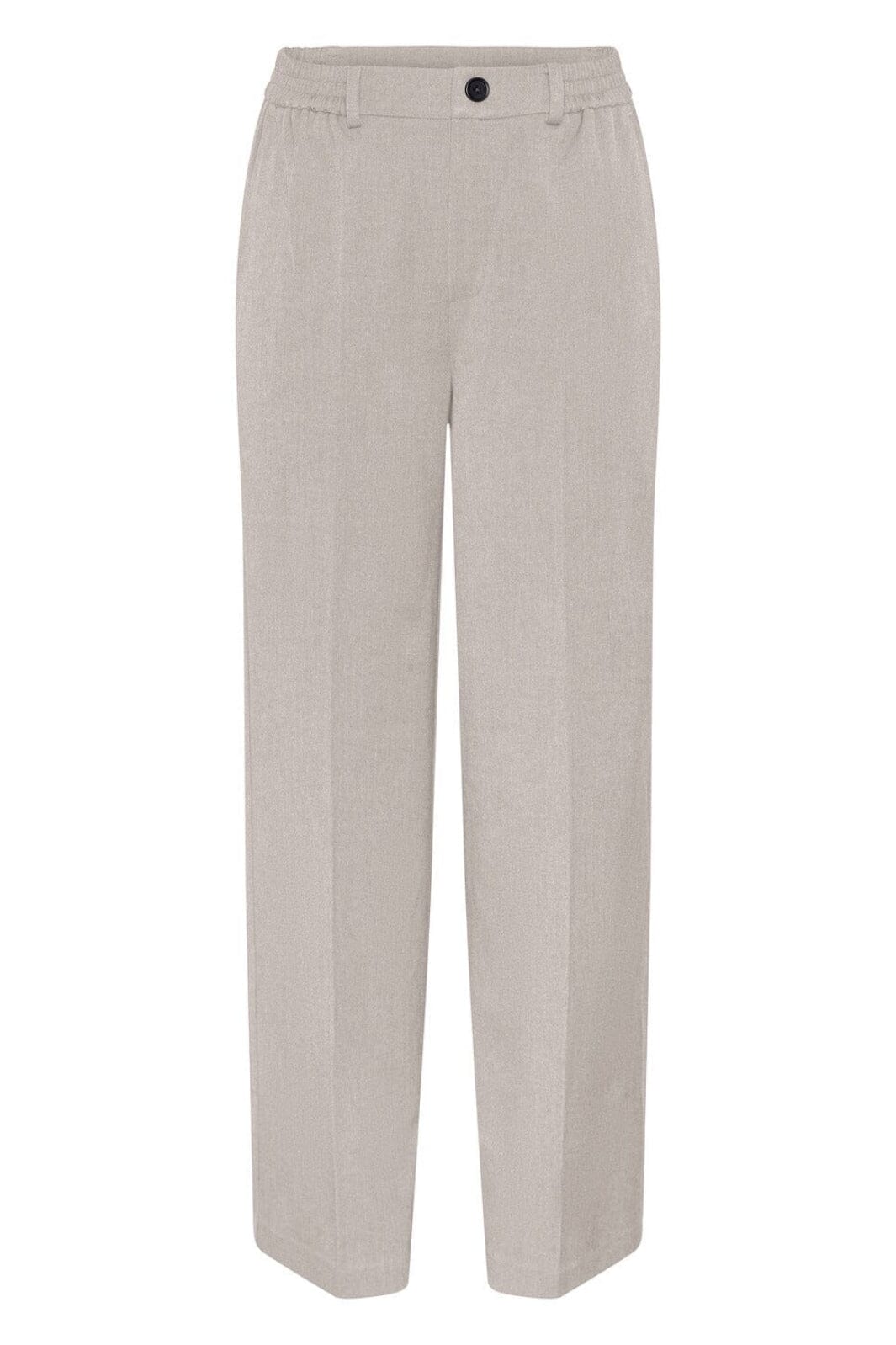 Pieces - Pccamil Wide Pant - 4476293 Silver Gray Bukser 