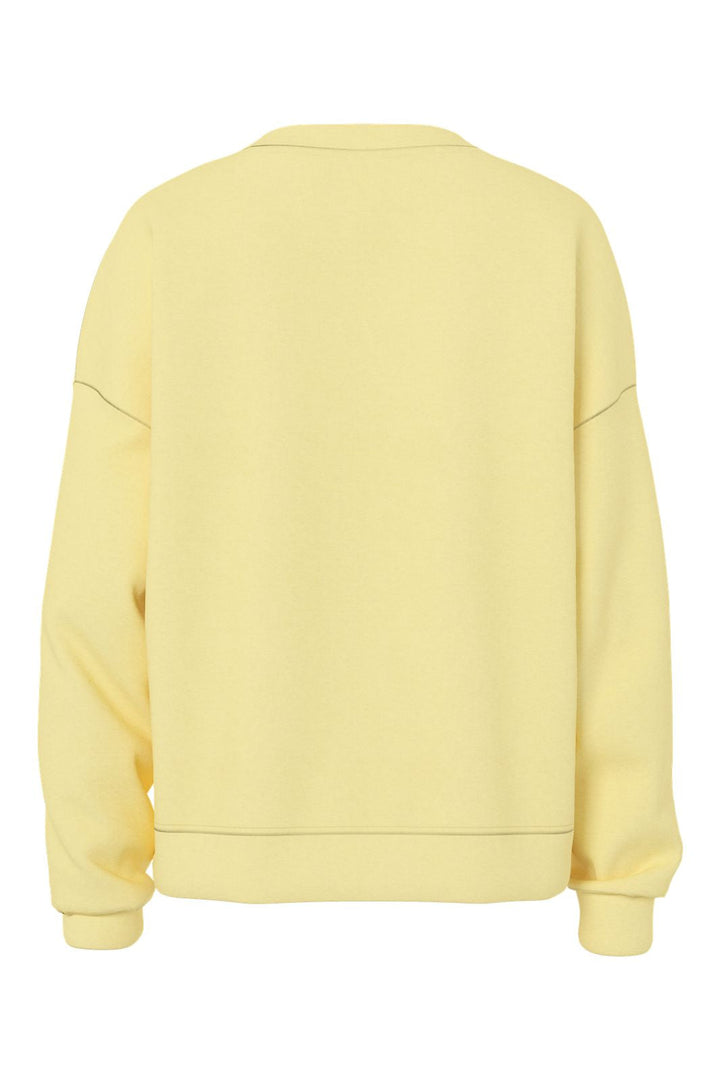 Pieces - Pcchilli Ls Loose Sweat - 4962648 Pale Banana