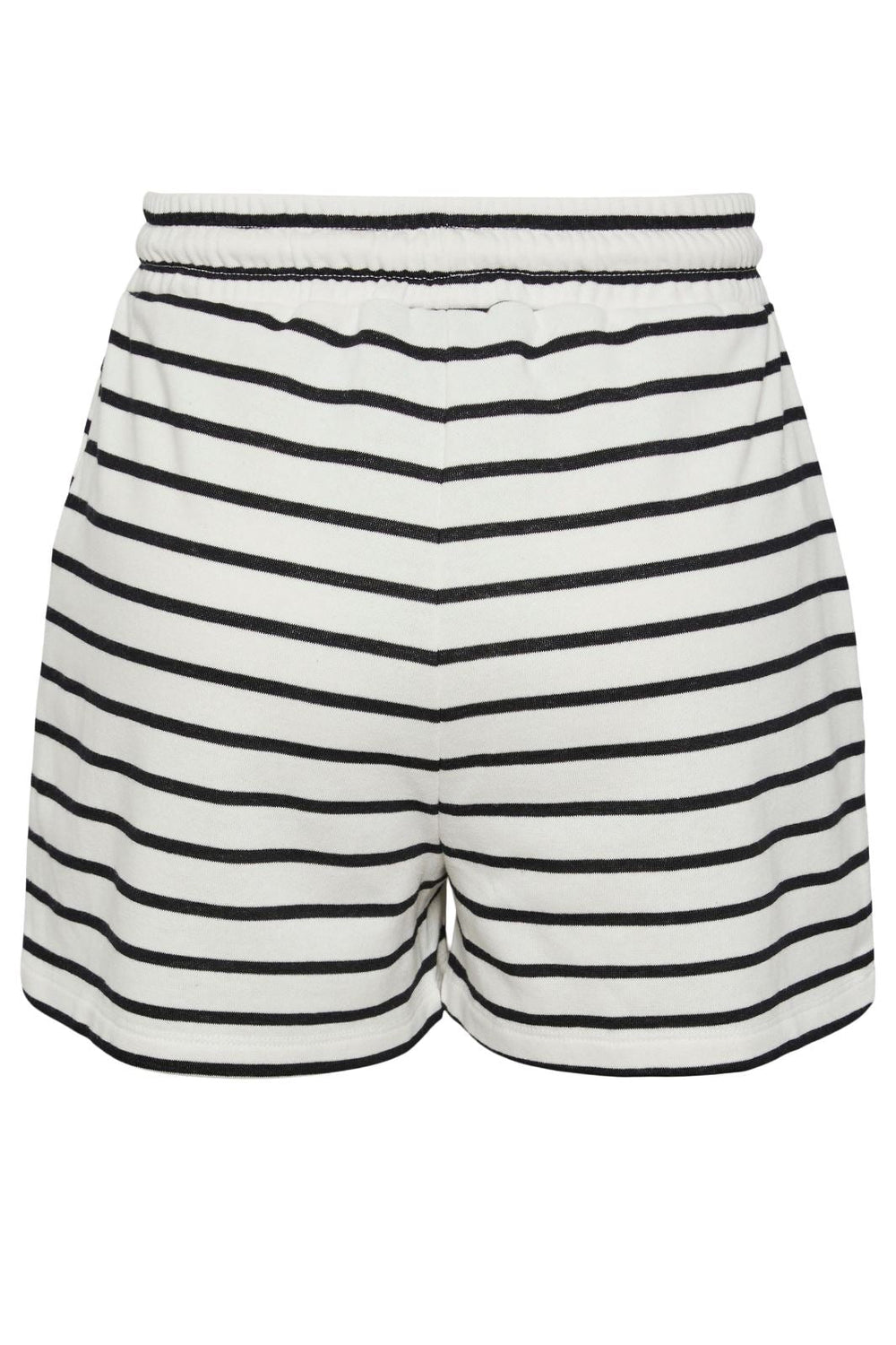 Pieces - Pcchilli Summer Shorts Stripe - 4410140 Cloud Dancer Black Shorts 