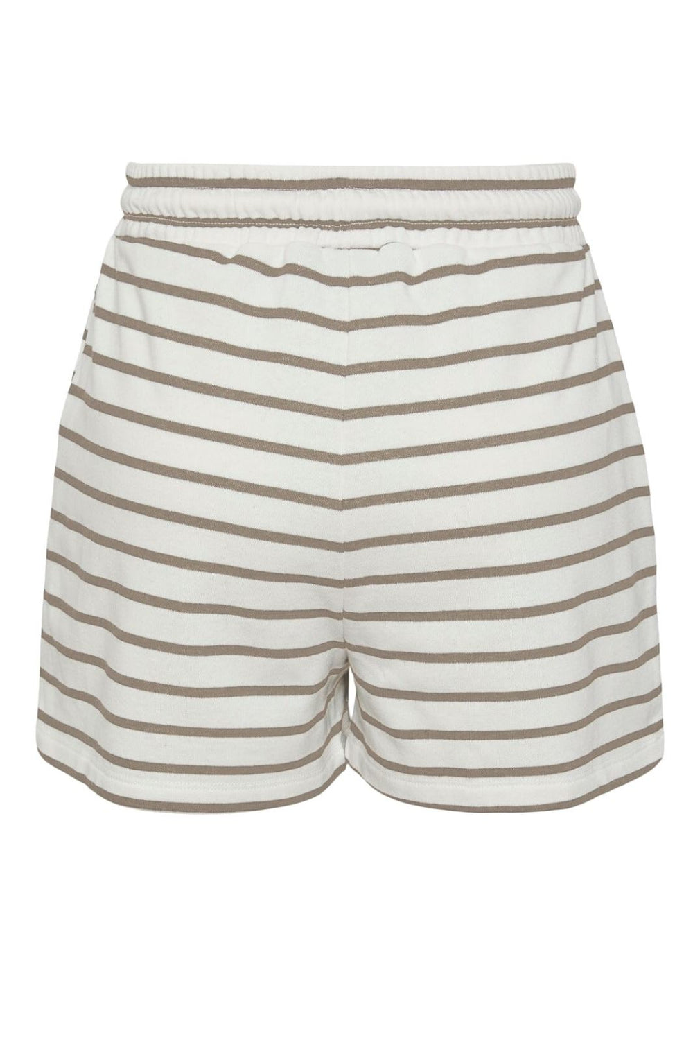 Pieces - Pcchilli Summer Shorts Stripe - 4410142 Cloud Dancer Silver Mink Shorts 