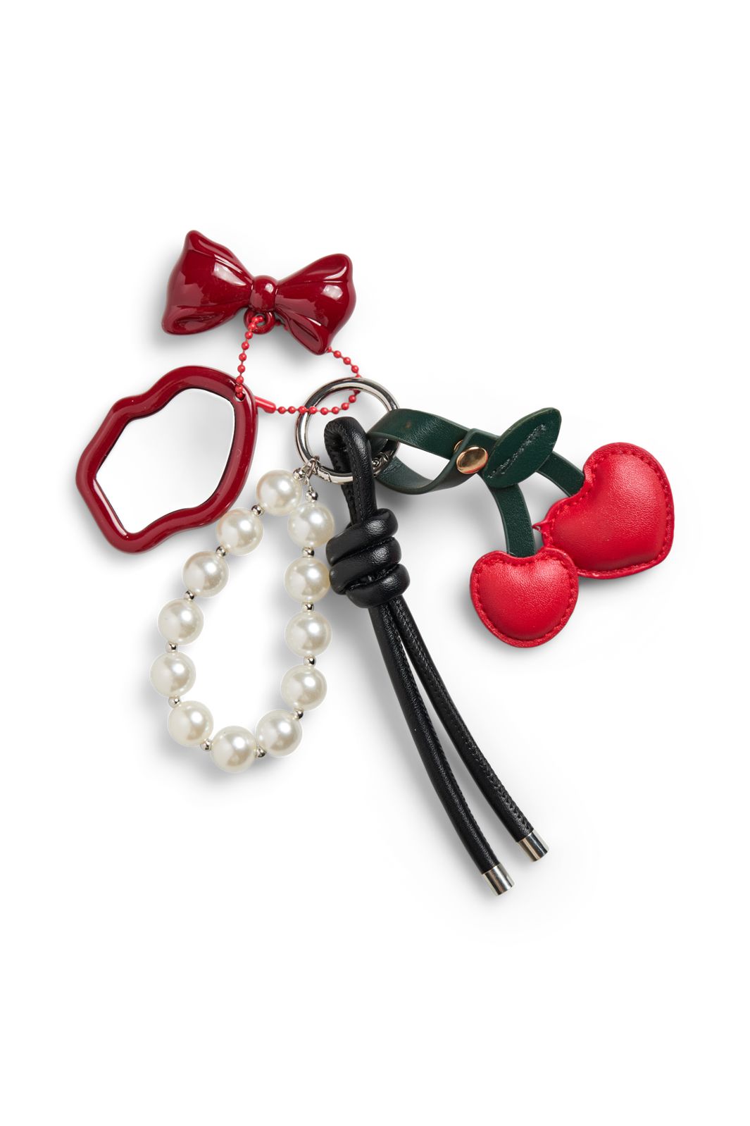 Pieces - Pcdrilla Keyhanger Bundle - 4998153 Silver Colour St3/Multi