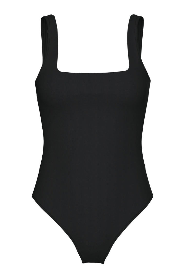 Pieces - Pcecho Sl Bodystocking - 4616294 Black Bodystockings 