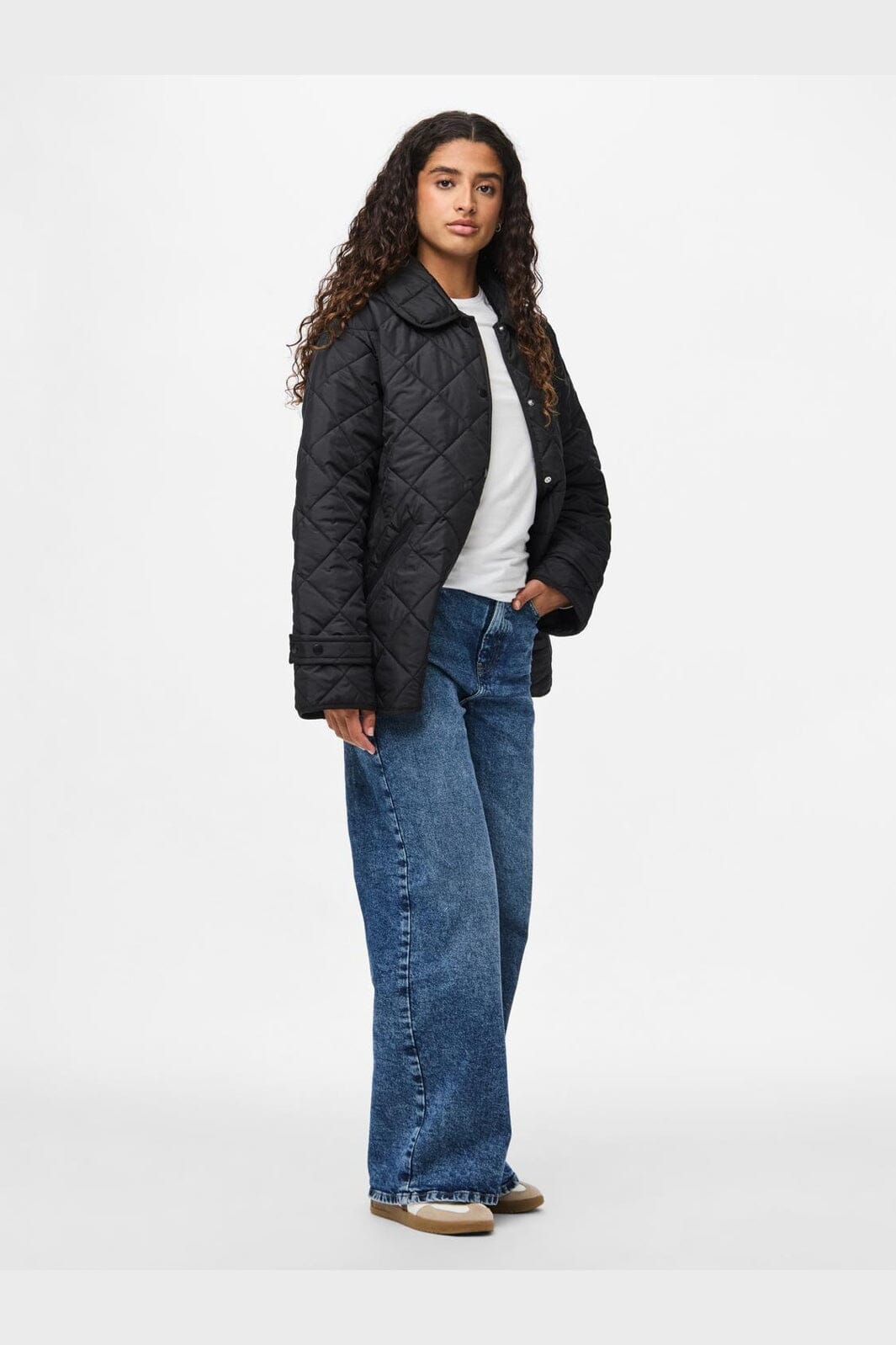 Pieces - Pcemily Short Quilted Jacket - 4807779 Black