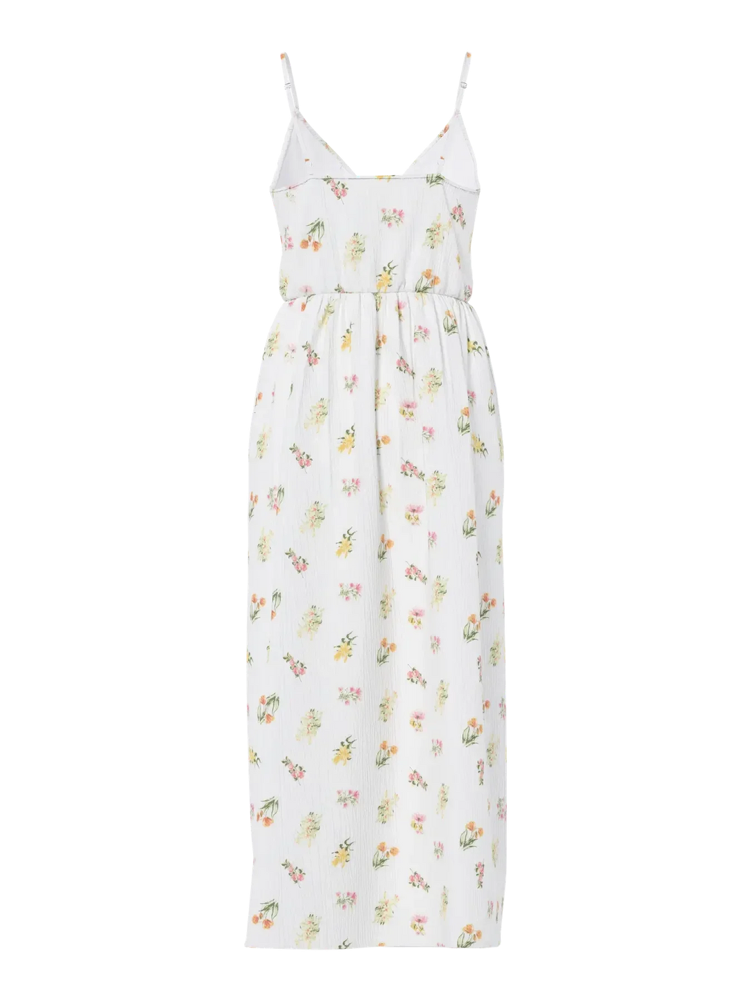 Pieces - Pcemma Strap Ankle Dress - 4904225 Bright White Flower Kjoler 