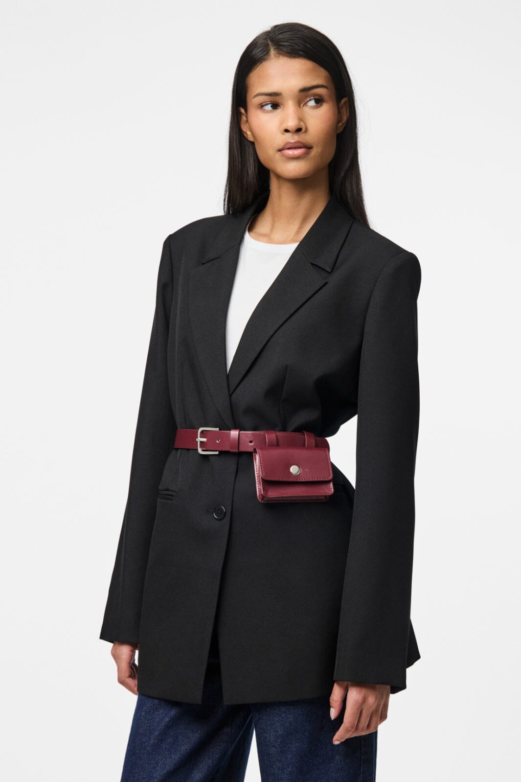 Pieces - Pcfia Belt Bag Fsy - 4876684 Rhubarb Silver