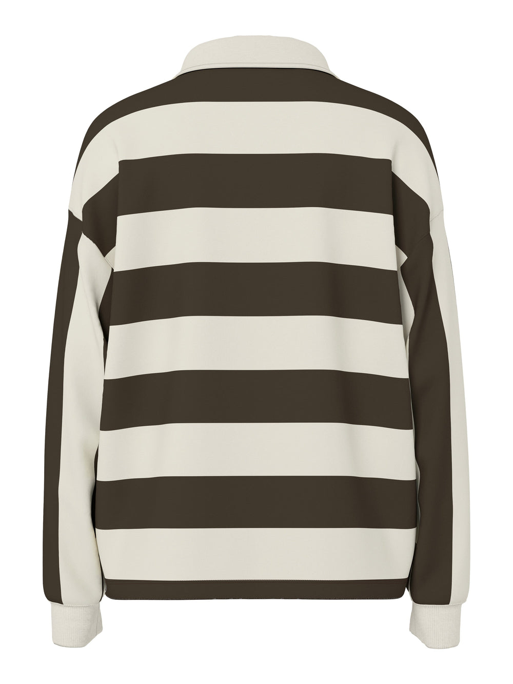 Pieces - Pcfilucca Ls Loose Polo Shirt - 5080297 Delicioso Birch Bluser 