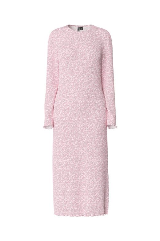 Pieces - Pcflora Ls Midi Dress - 4640496 Roseate Spoonbill Flower