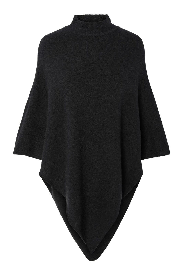 Pieces - Pcfortuna High Neck Poncho - 4547370 Black