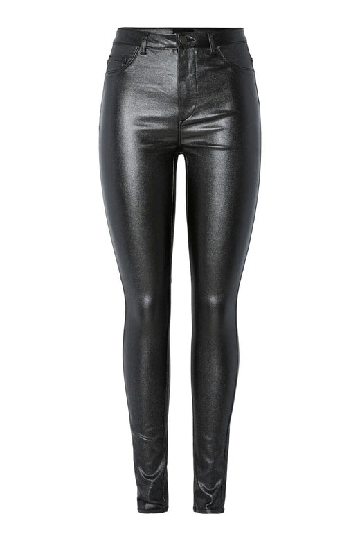 Pieces - Pchighskin Wear Glitter Jeggings - 4789721 Black Glitter