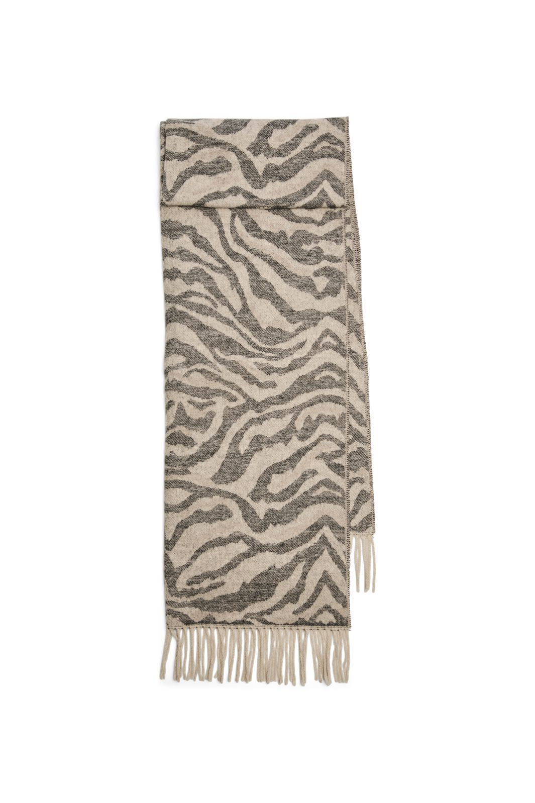 Pieces - Pcjira Wool Scarf - White Pepper - Tiger