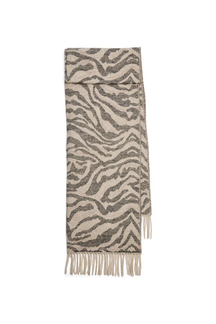 Pieces - Pcjira Wool Scarf - White Pepper - Tiger