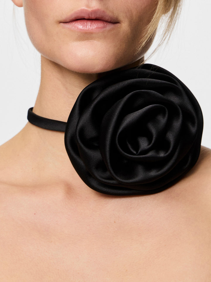 Pieces - Pcjuline S Choker Necklace - 4841343 Black Halskæder 