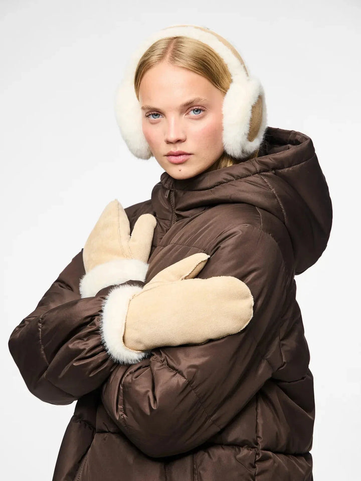 Pieces - Pcjuvi Earmuffs - 4835365 Cloud Dancer Huer 