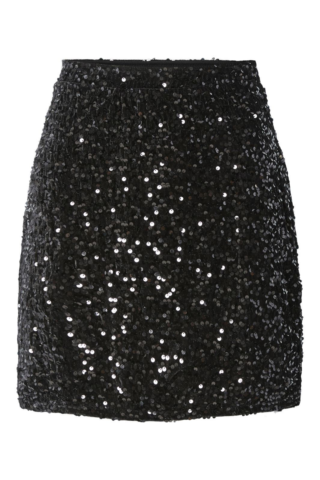 Pieces - Pckammy New Short Skirt - 5168951 Black Black Sequins