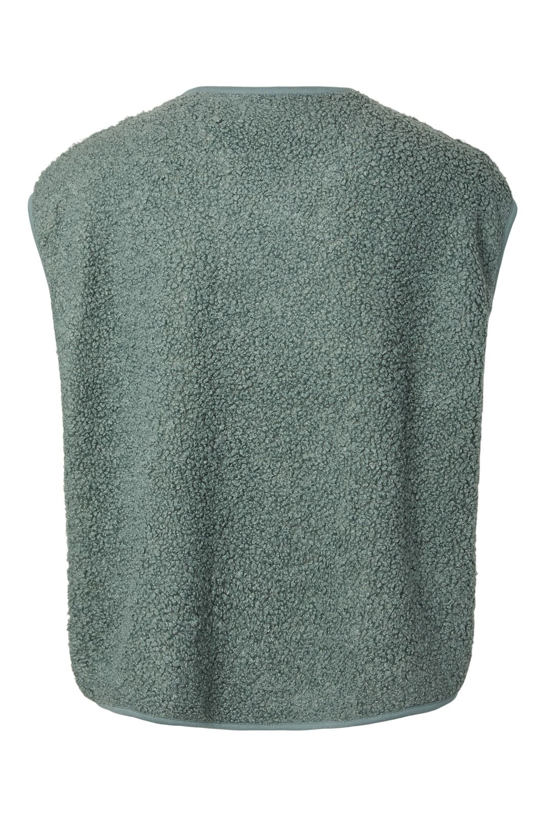 Pieces - Pckatty Teddy Vest - 5044486 Chinois Green