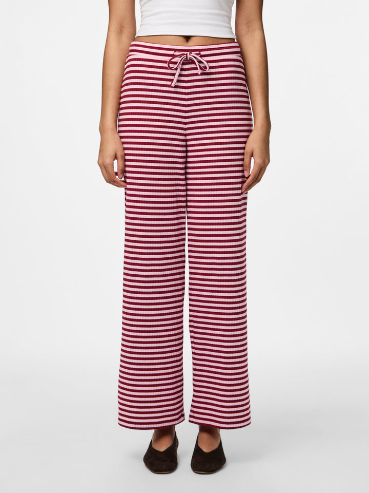 Pieces - Pclaya Wide Pants - 4963248 Goji Berry Pink Tulle Bukser 