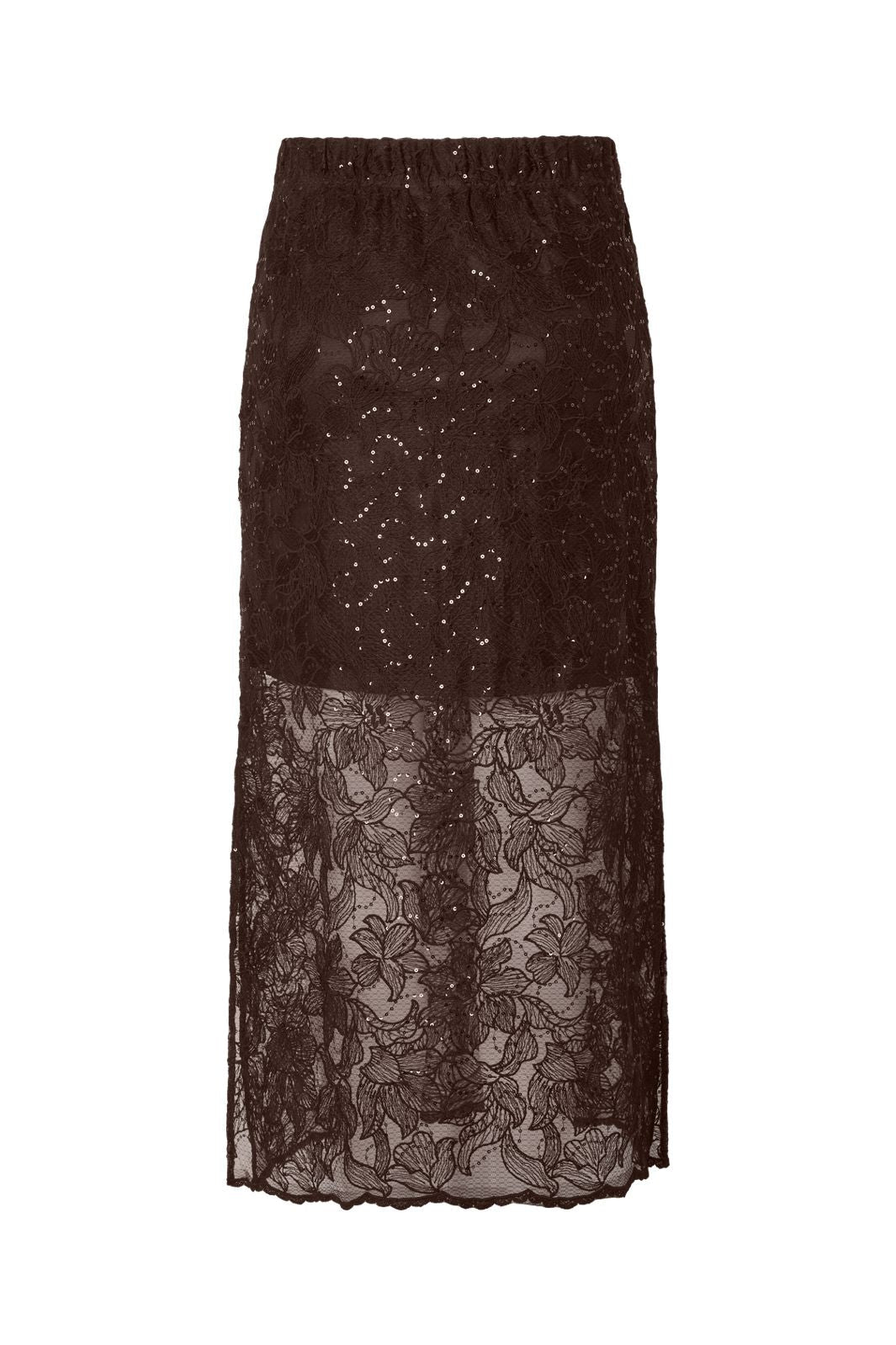 Pieces - Pclouise Midi Skirt - 5067495 Delicioso Tone In Tone Sequens