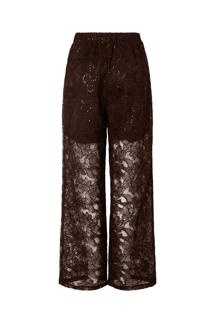 Pieces - Pclouise Straight Pants - 5050000 Delicioso Tone In Tone Sequence