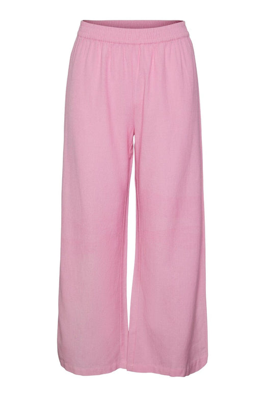 Pieces - Pcmilano Wide Pant Dmo - Begonia Pink Bukser 